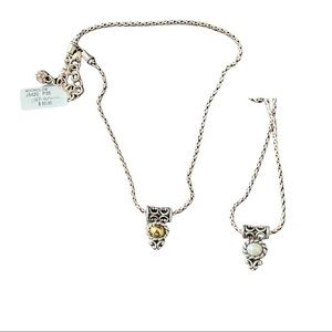 Brighton Moonglow Collection Reversible Pendant Necklace